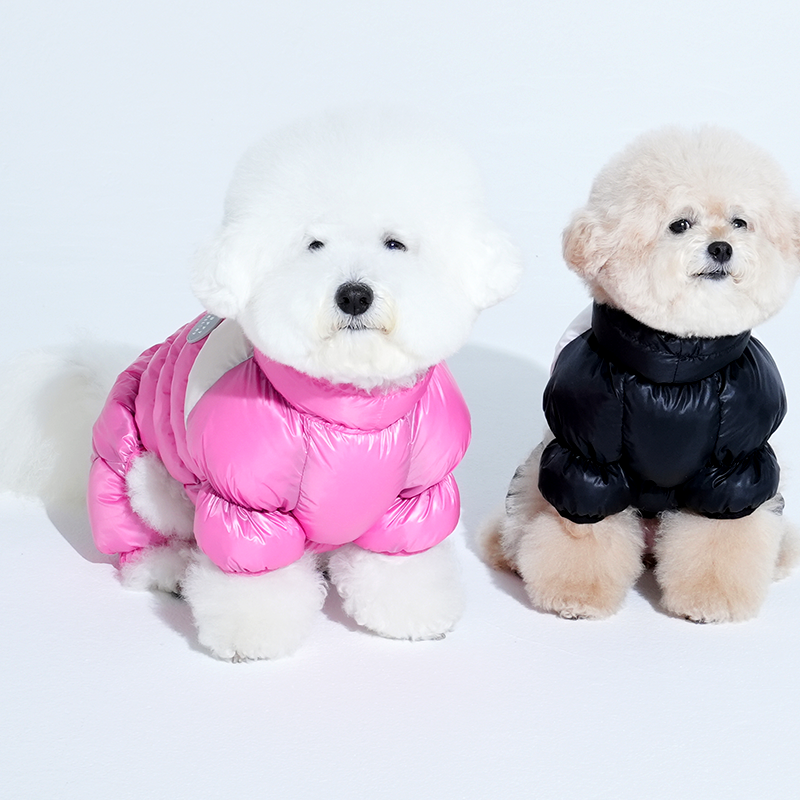 「Lazy Pet」韩国代购PG宠物冬保暖环保发热内衬防水羽绒服四脚衣