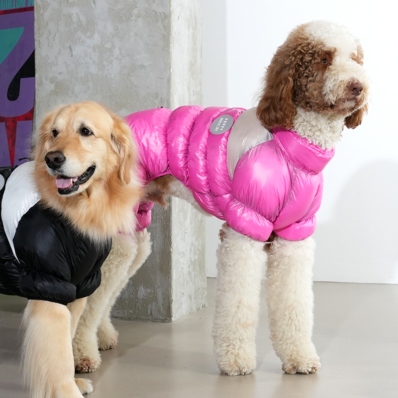「Lazy Pet」韩国代购PG宠物冬保暖环保发热内衬防水羽绒服四脚衣