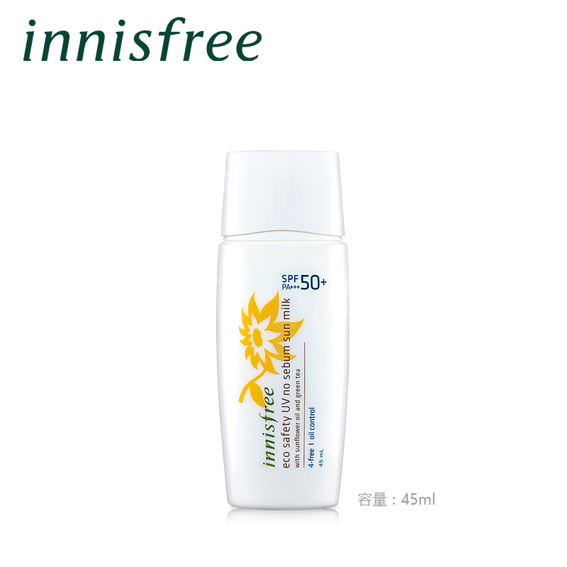 控油防晒霜 悦诗风吟自然关爱控油防晒乳 innisfree 45ml 控油防晒霜 悦诗风吟自然关爱控油防晒乳 innisfree 45ml