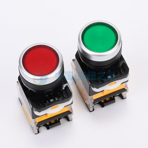 电源开关 自锁式 LA38-11BNZS 灶台开关按钮LA38-11S风机开关22mm - 图0