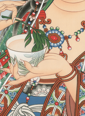 杨枝观音大士挂画装饰画