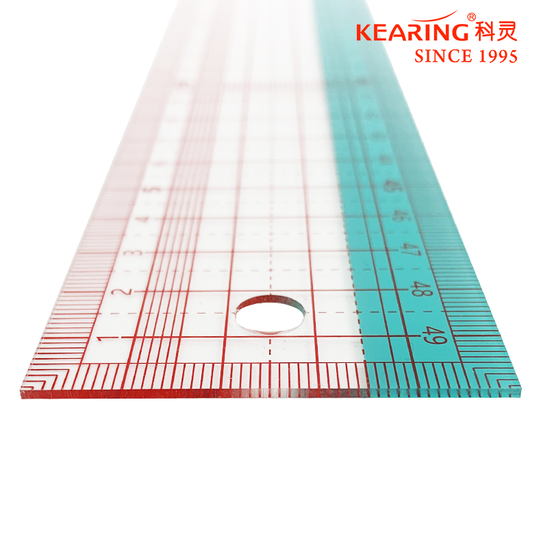 正品科灵 8060B多功能公制直尺20CM/30CM/50CM放码尺包邮打版工具 - 图2