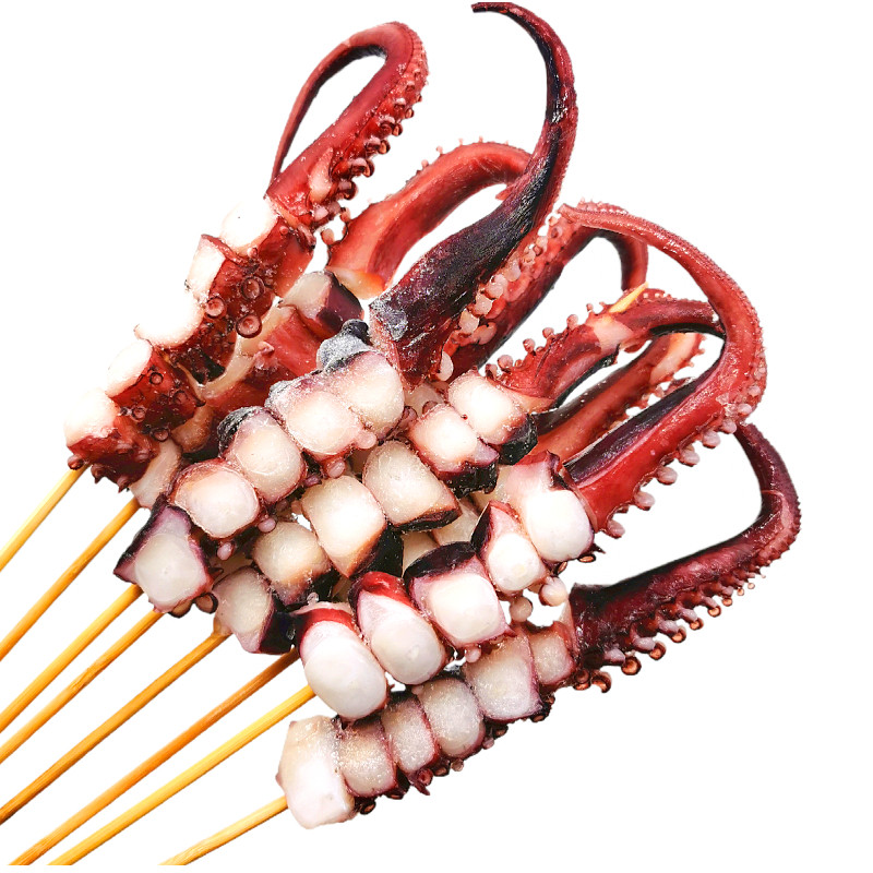 40g龙珠串 冷冻章鱼串水产鱿鱼串海鲜大串章鱼足八爪鱼铁板烧烤材,淘宝优惠券,粉丝福利购,淘宝优惠卷