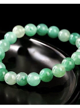 天然非洲翠玉手链女新中式