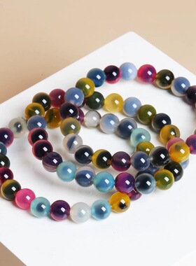 天然粉晶手链晶体通透浓紫女生精美时尚百搭手饰福袋抽取三天手链