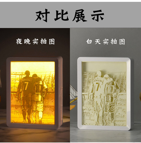 2026世界杯520情人节送男生足球生日礼物周边c罗梅西摆件纪念品 - 图1
