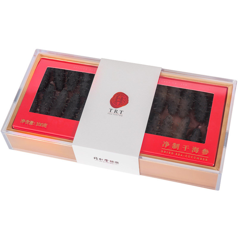 北京同仁堂大连净制只礼盒淡干海参 北京同仁堂健康干品/即食海参