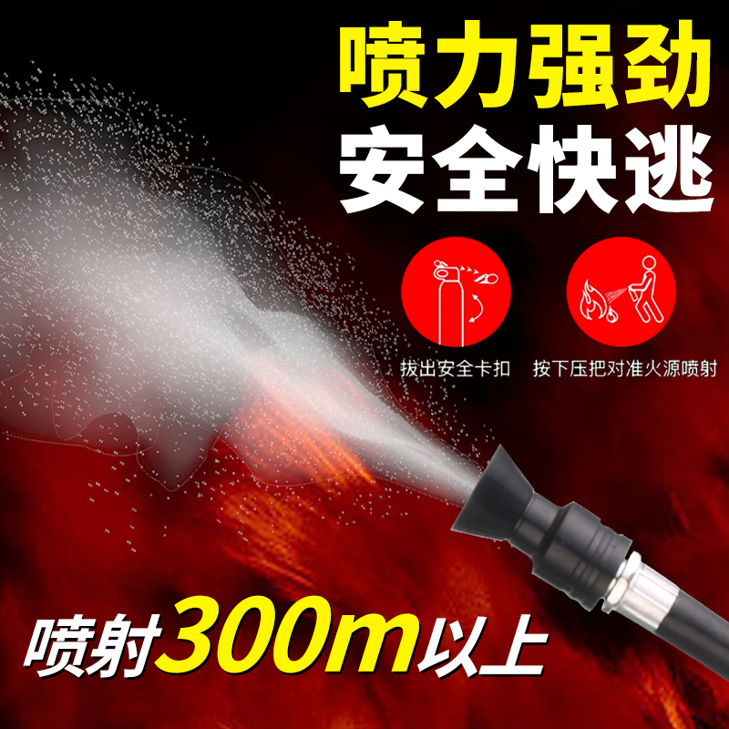 3L水基灭火器家用商用店用车载私家车工厂年检小型手提式消防器材 - 图0