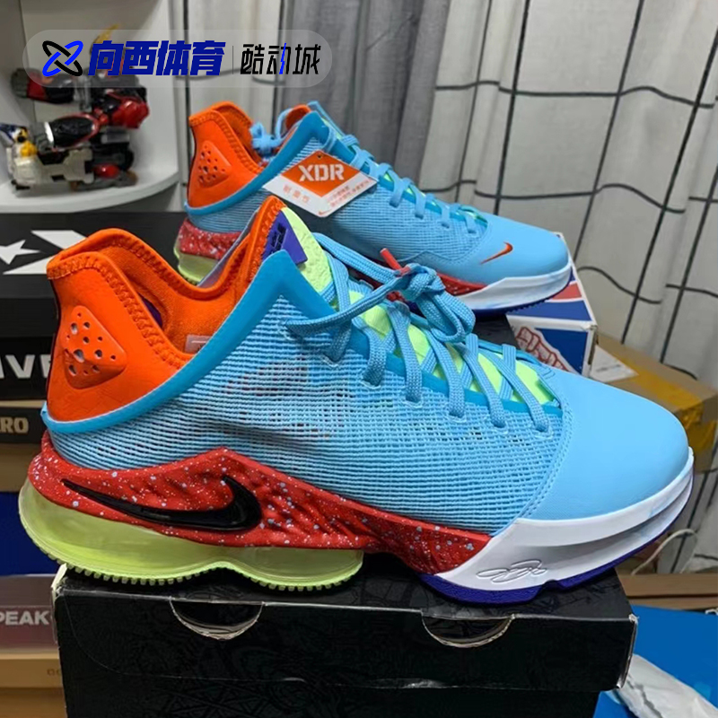 耐克 Nike LeBron 19 Low EP 詹姆斯19低帮实战篮球鞋 DO9828-001 - 图1