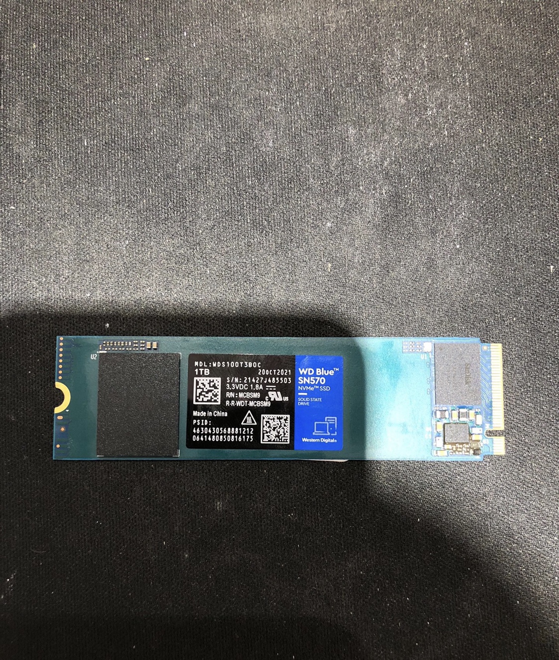 WD/西部数据 SSD sn570 1t 固态硬盘 ssd nvme pcie m.2 2280 - 图0