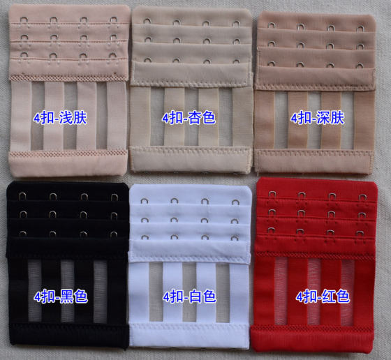 Elastic stretch extension 3-button 4-button underwear extension buckle