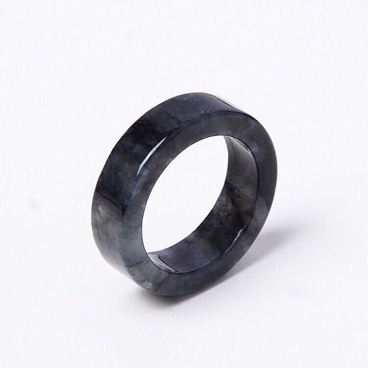 Jade Ring Jade Black Chicken Jade