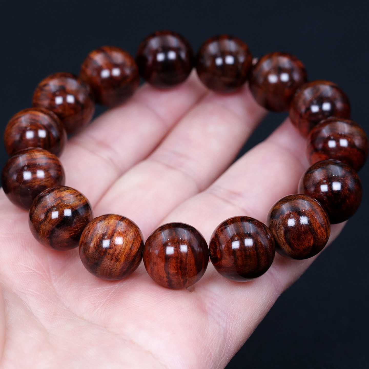 高油老料天然海南黄花梨手串男女款黄花梨木文玩圆珠手链,淘宝优惠券,粉丝福利购,淘宝优惠卷