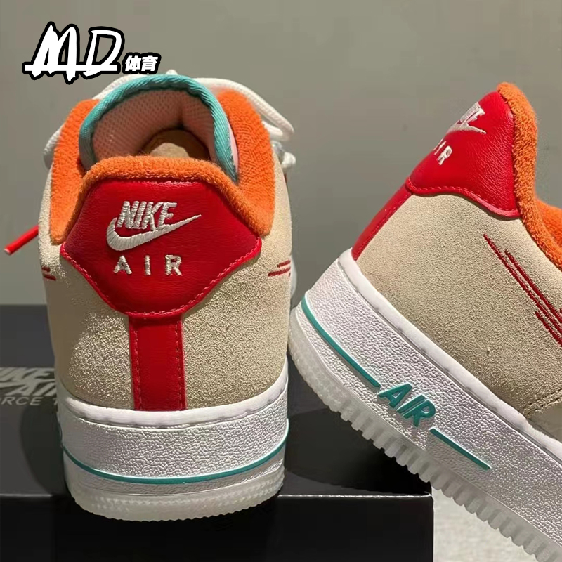 耐克NIKE Air Force1 Low空军一号AF1白色低帮休闲板鞋FD4205-161-图2