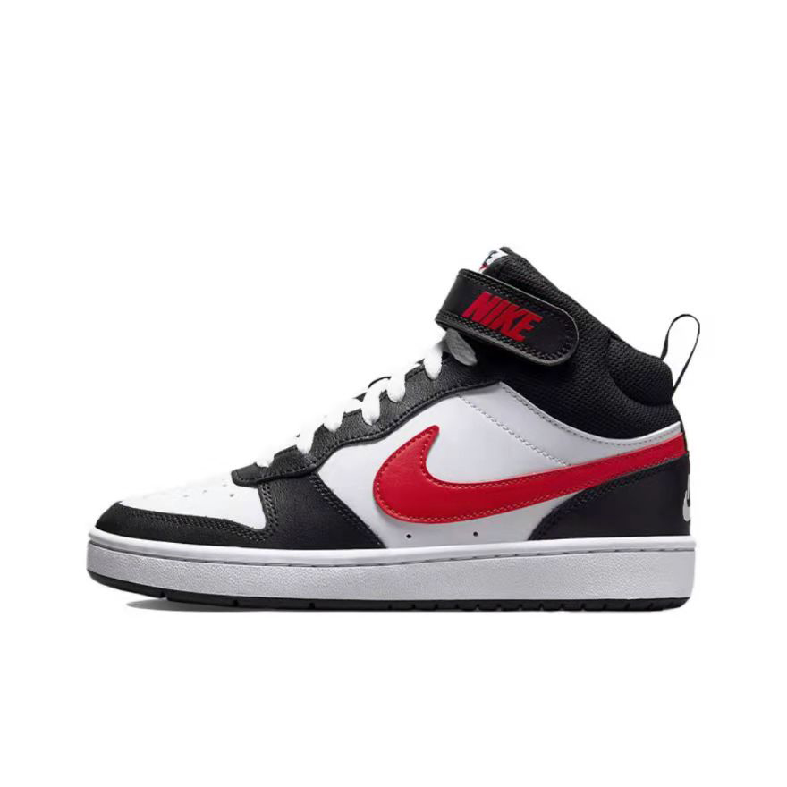 耐克 Nike Court Borough Mid 女款灰蓝粉小乔治城板鞋844907-005