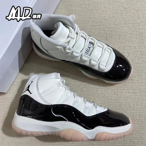 耐克NIKE Air Jordan11 AJ11棕色女子减震中帮篮球鞋AR0715-101-图0