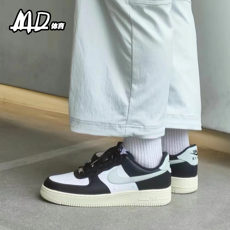 耐克 NIKE Air Force1AF1空军一号黑白灰男女低帮板鞋 FQ6848-101 - 图0