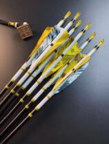 2021 upgrade Seiko export deer brand pure carbon true feather anti-nail beauty hunting traditional carbon arrow Taihua Xuansheng