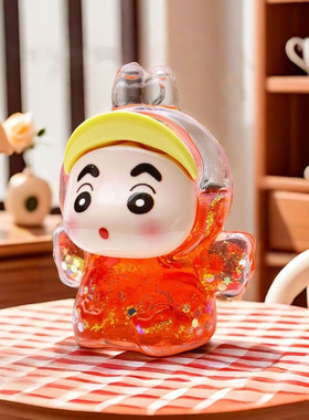 可爱蜡笔小新流沙桌面摆件