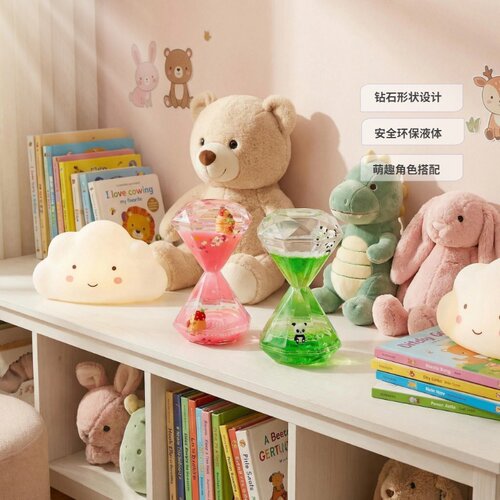 液体油滴沙漏解压创意桌面摆件送儿童生日礼物液体计时器减压神器 - 图3