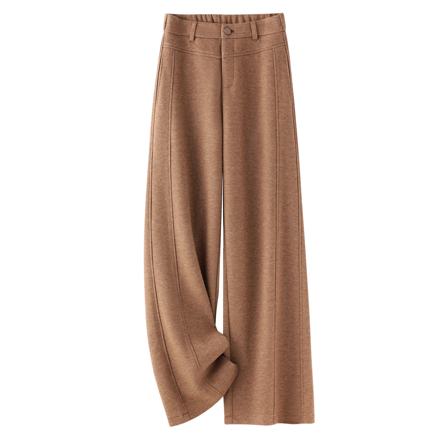 高端羊绒直筒裤女秋冬季2025新款加厚弯刀九分裤加绒羊毛呢阔腿裤,淘宝优惠券,粉丝福利购,淘宝优惠卷