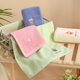 New children's towels, cotton face wash towels, household thickened, soft and absorbent cotton face towels, no hair loss