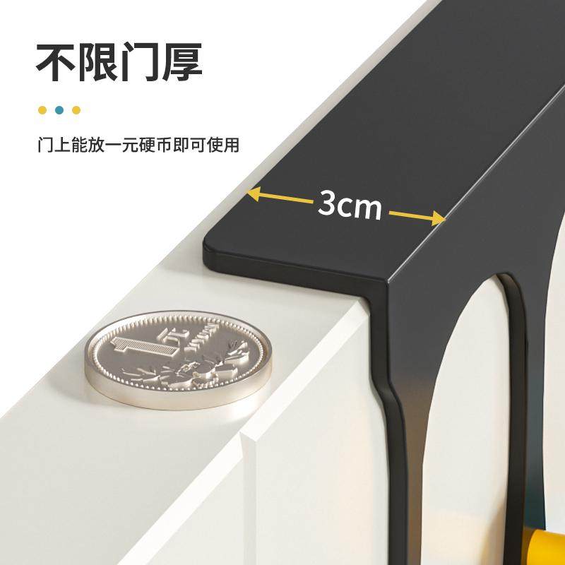 门后挂钩挂衣架壁挂门背式衣帽钩置物架不限门厚免打孔衣服挂衣钩,淘宝优惠券,粉丝福利购,淘宝优惠卷