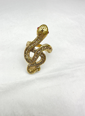 欧美外贸饰品戒指男女个性戒指石头戒指蛇戒指几何造型指环