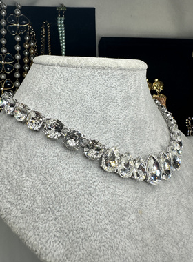 欧美外贸原单CHARTER CLUB水滴新款女耳饰项链气质百搭淑女耳钩