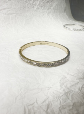 欧美外贸饰品纪家打标款时尚气质手镯女手环超闪高级轻奢手镯