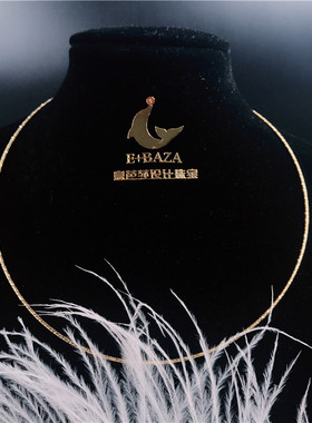 意大利纯银电镀可调节项圈