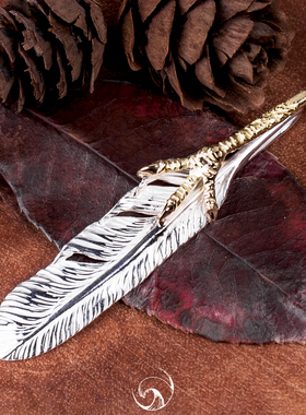 手工制作菊地键通用金银吊坠