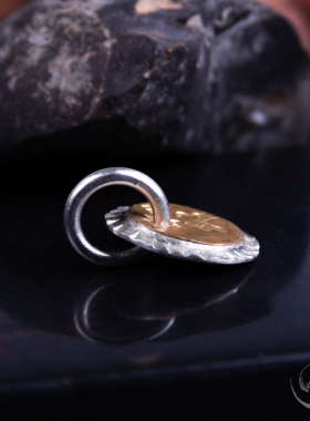 国内现货高山隆点金小牌吊坠