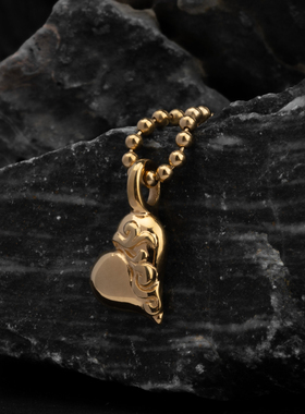 现货BWL爱心吊坠情侣项链