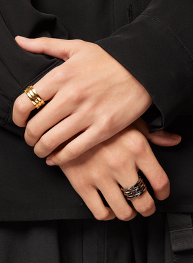 高级感情侣七夕礼物送男友戒指