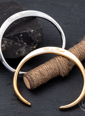 【国内现货】细款字母手环银手镯