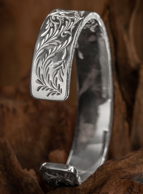 匠人手工纯银手镯正品