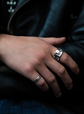 BWL纯银戒指宽版情侣对戒