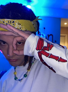 国现evae+圣诞笑脸骰子项链