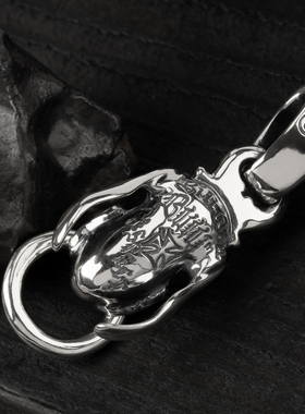 BWL布鲁托狗头咬环吊坠