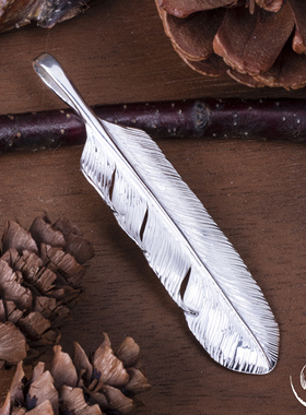 手工制作菊地键通用银吊坠