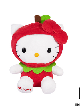【韩国正版】韩国三丽鸥水果HelloKitty苹果菠萝橙子甜瓜玩偶毛绒