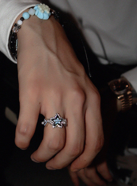 VSCH步步高升面包幸运星戒指