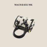 Гонконг Light Luxury Mach & Kili MK Niche Nishe Boston Printed Handbaring маленькая сумка женская сумка с высоким уровнем