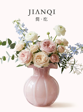 JIANQI·简汔·北欧复古玻璃花瓶