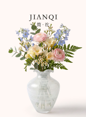 JIANQI·简汔·好看玻璃琉璃花瓶