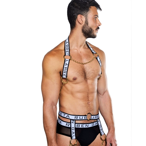 Металлический нагрудный ремень, сексуальные эластичные бретели, подтяжки