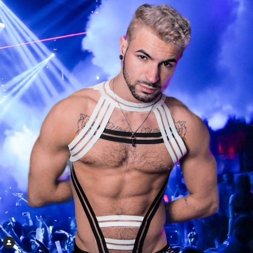 Нагрудный ремень с мышцами, сексуальное нижнее белье, комбинезон, портупея