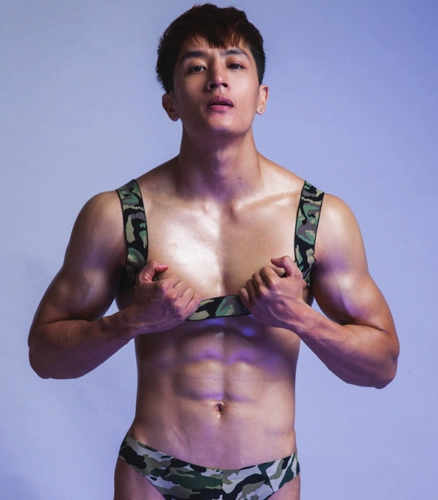 Сексуальные камуфляжные трусы, сексуальный нагрудный ремень, мужская портупея, бретели, средняя посадка