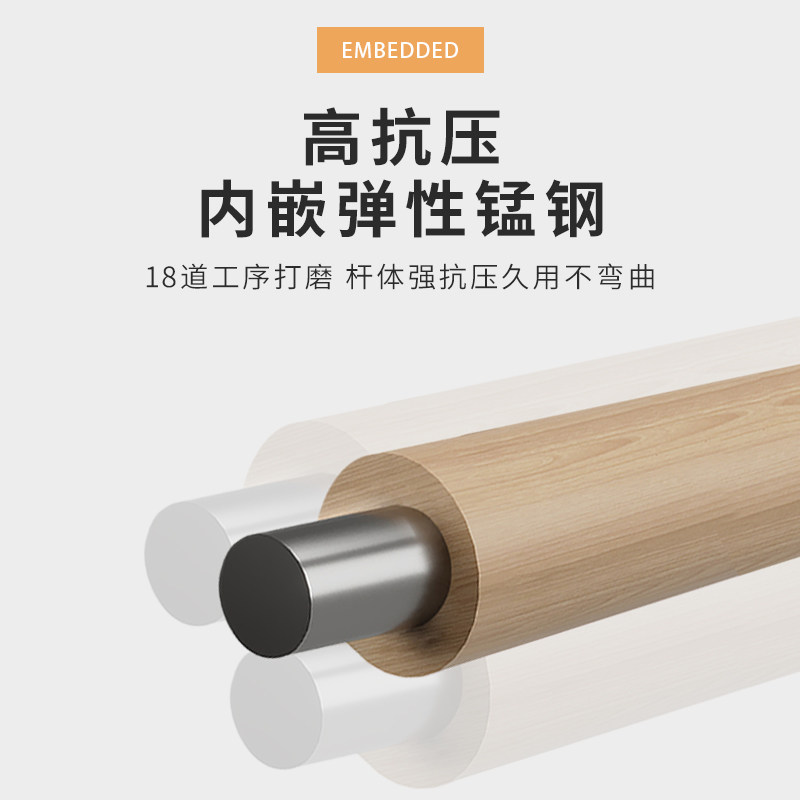 舞蹈把杆固定式地面打孔单双层舞蹈教室舞蹈房专用练功专业压腿杆